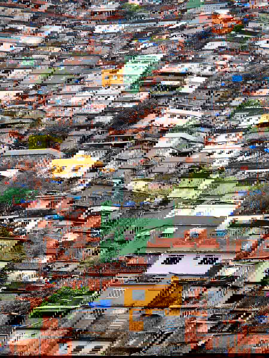 brazilian favela houses gettho poverty oppression
