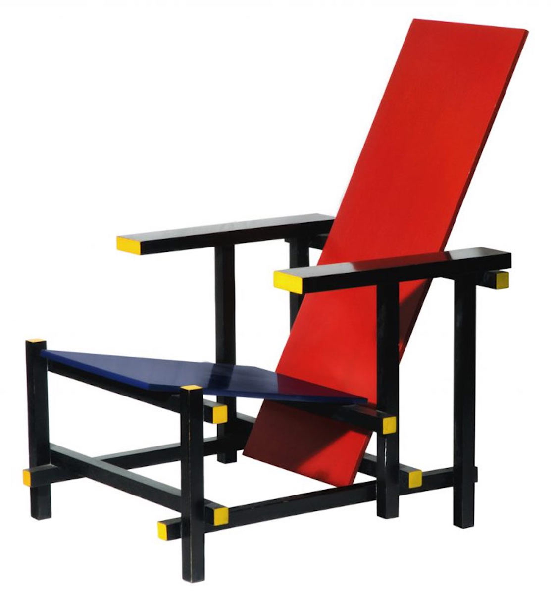 de stijl rietveld red blue chair