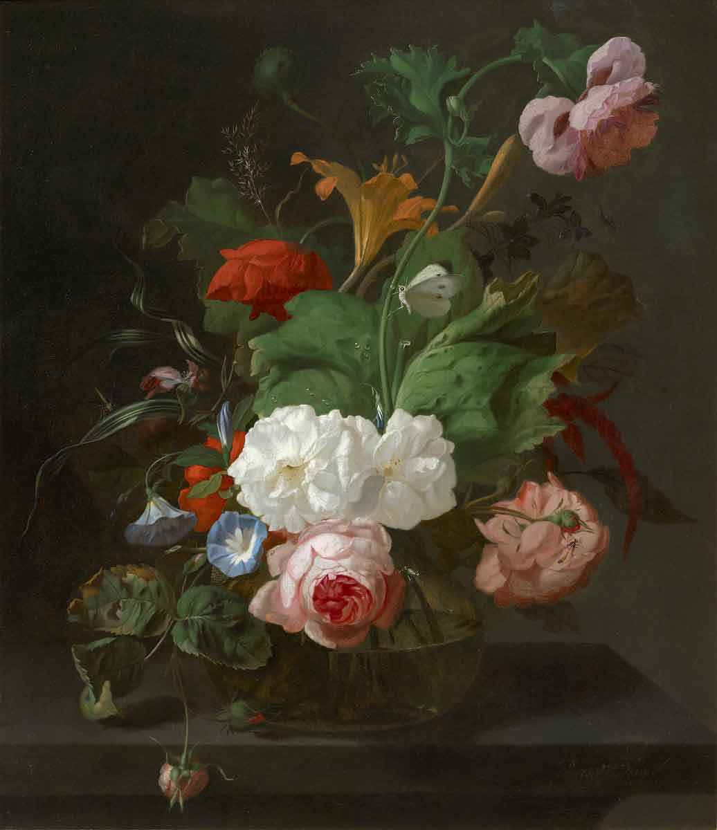 flowers-in-a-glass-rachel-ruysch-still-life-painting