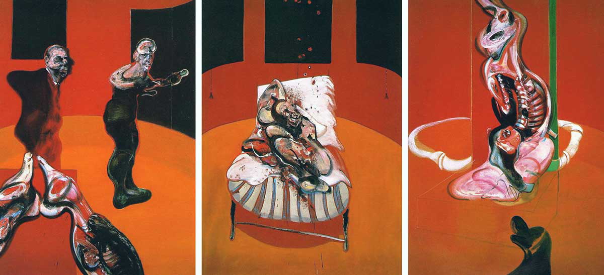 francis bacon three studies crucifixion 1962