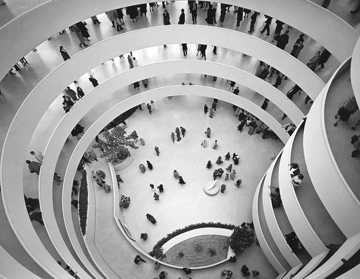 guggenheim museum spiral photo