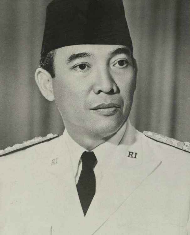 indonesian president soekarno portrait