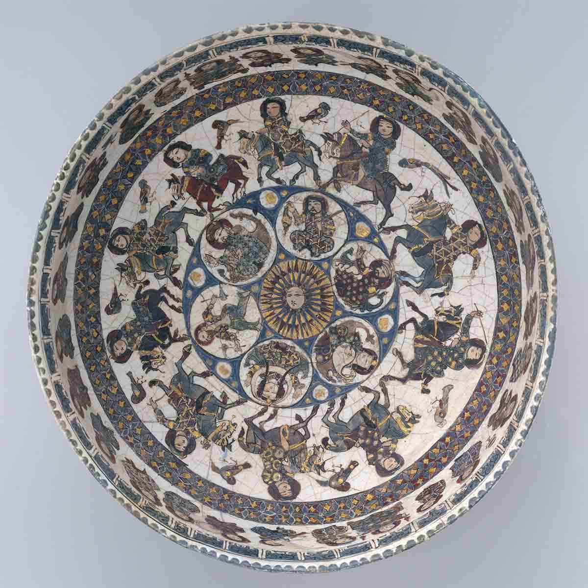 iranian astrological dish