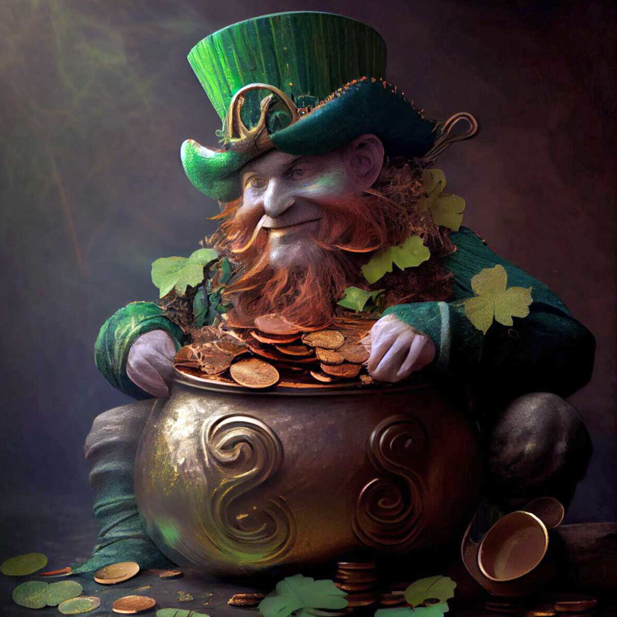 leprechaun pot of gold