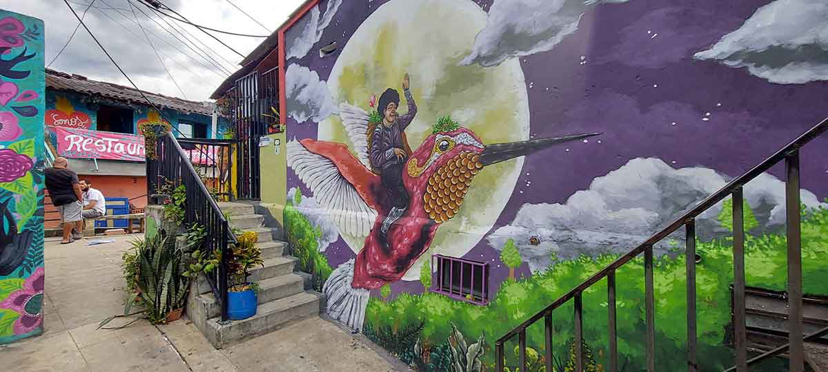 magical realism colombia graffiti comuna 13 medellin