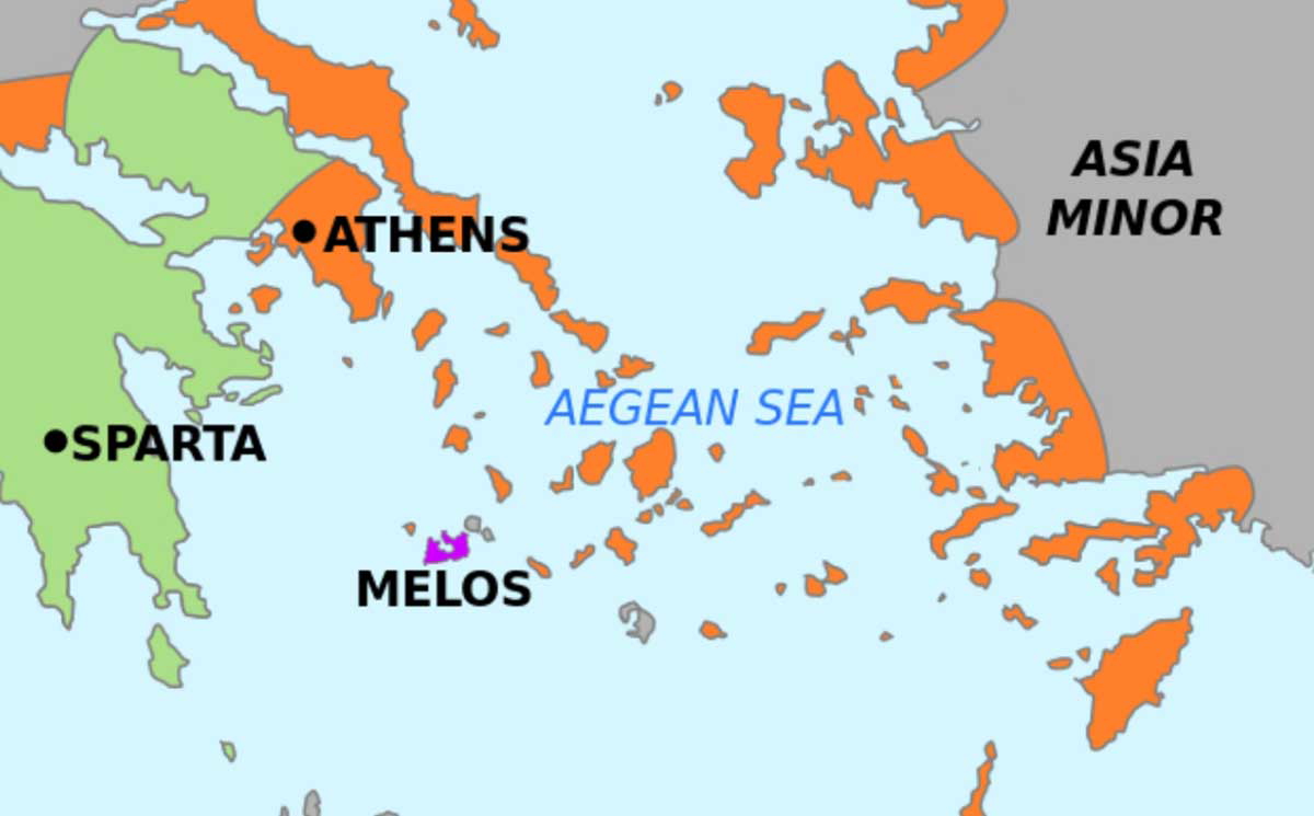 map melos sparta athens