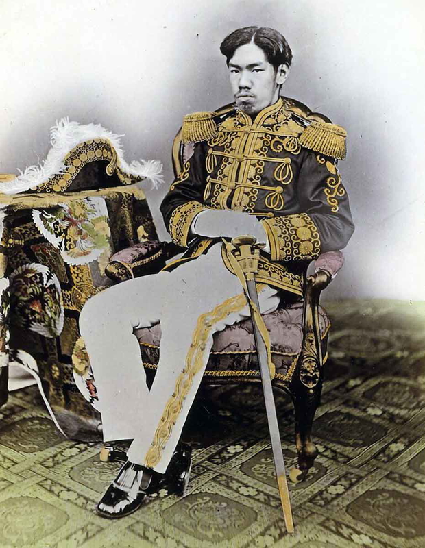 Mutsuhito, The Meiji Emperor,1873. Source: The Met Museum