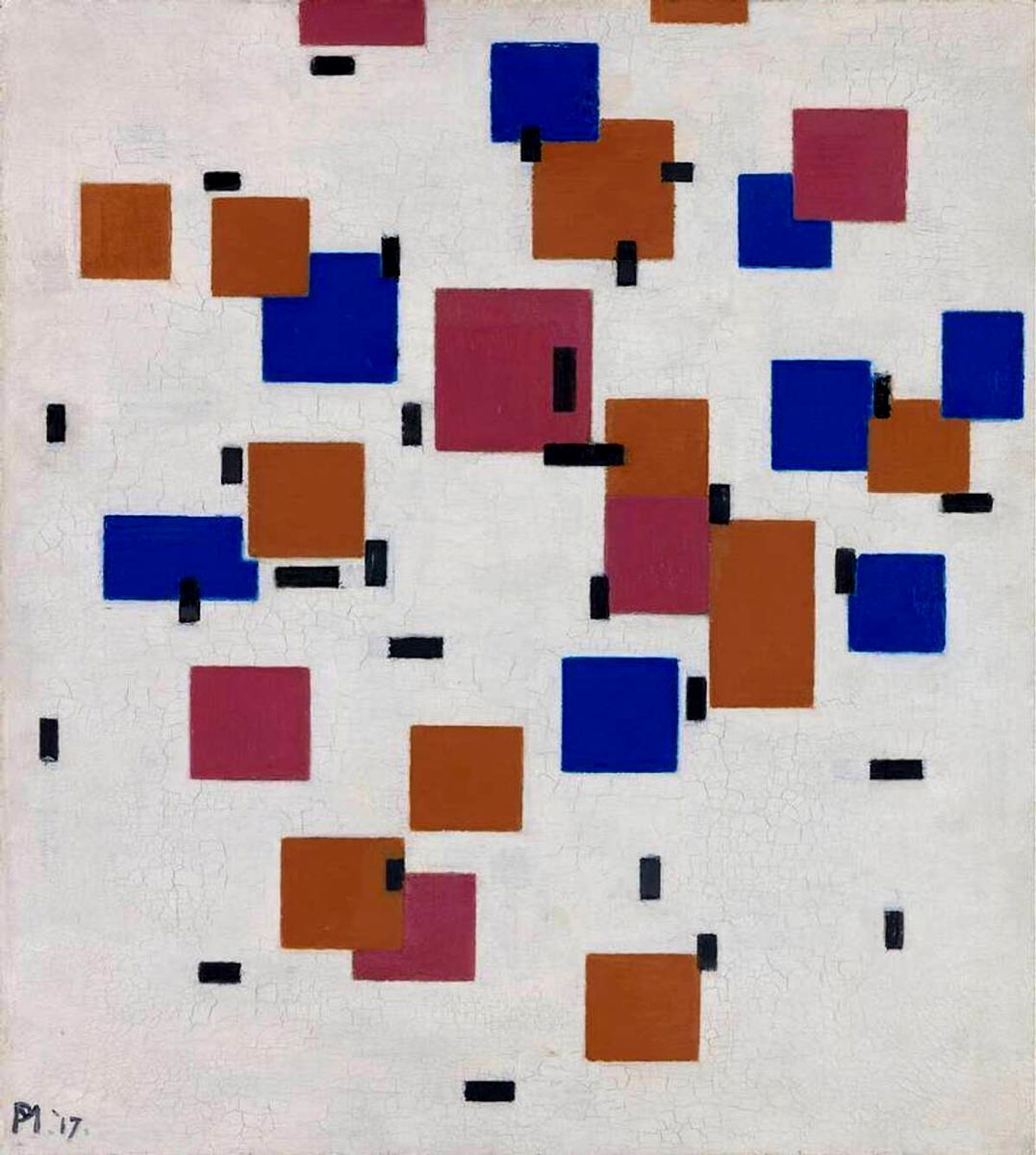 mondrian composition color a painting