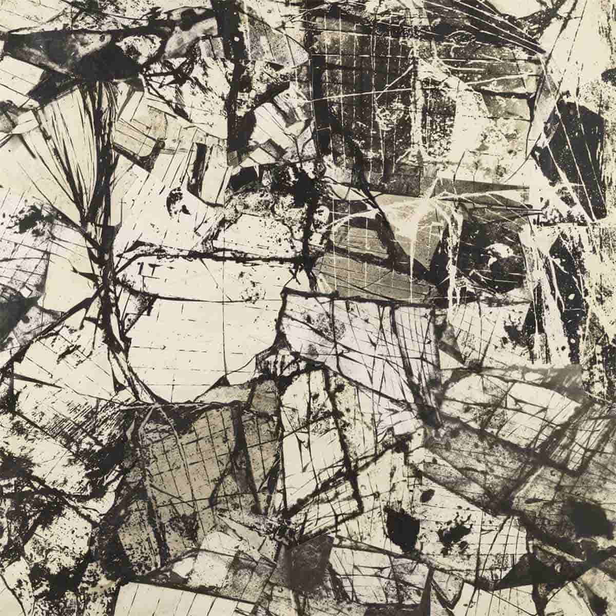 nigel henderson shattered glass painting