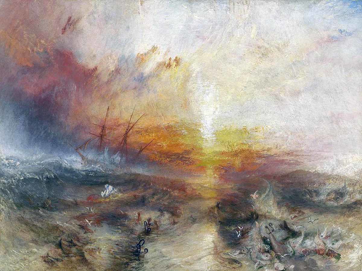 pantheism william turner slave ship painting