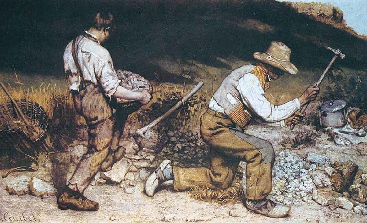realism stone breakers gustave courbet