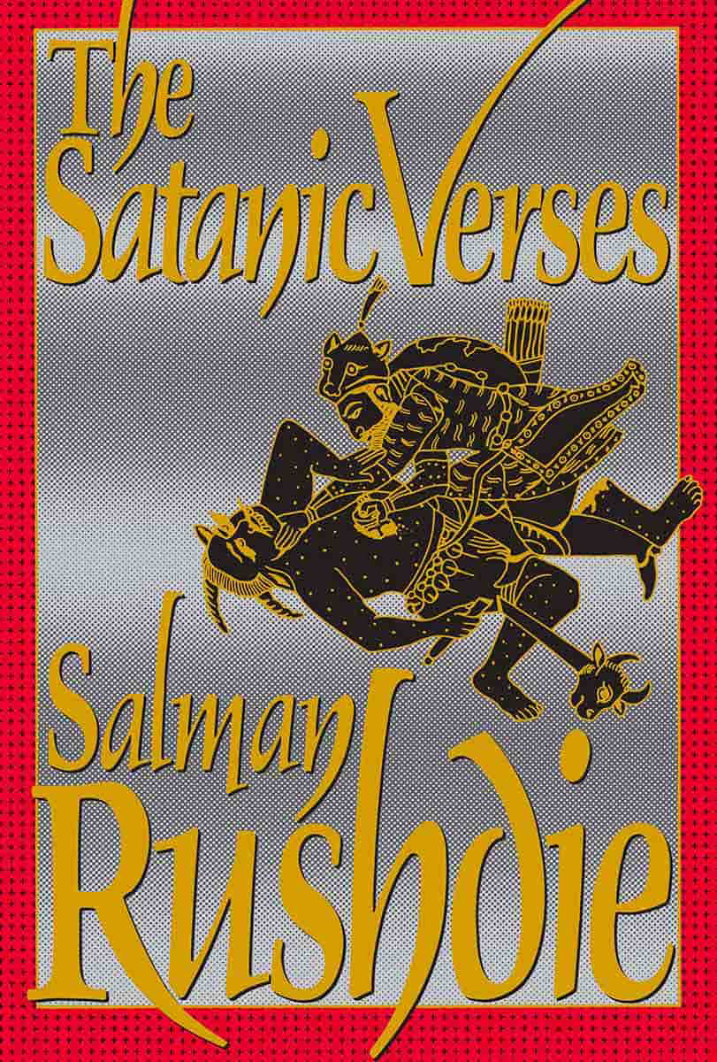satanic verses salman rushdie cover