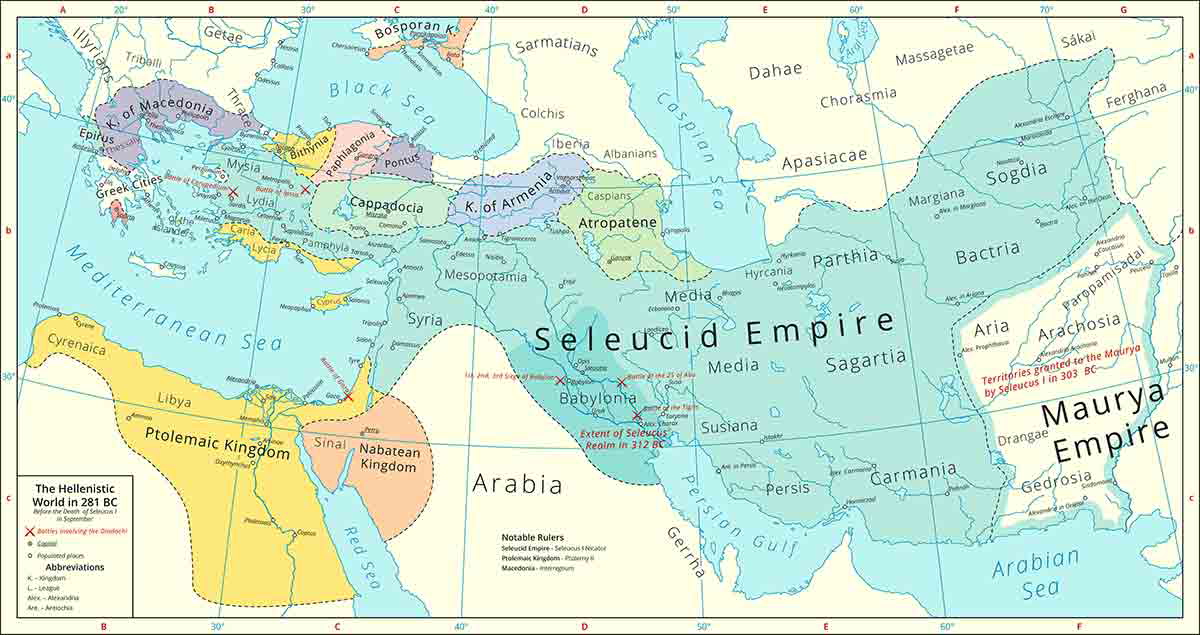 seleucid empire at its height