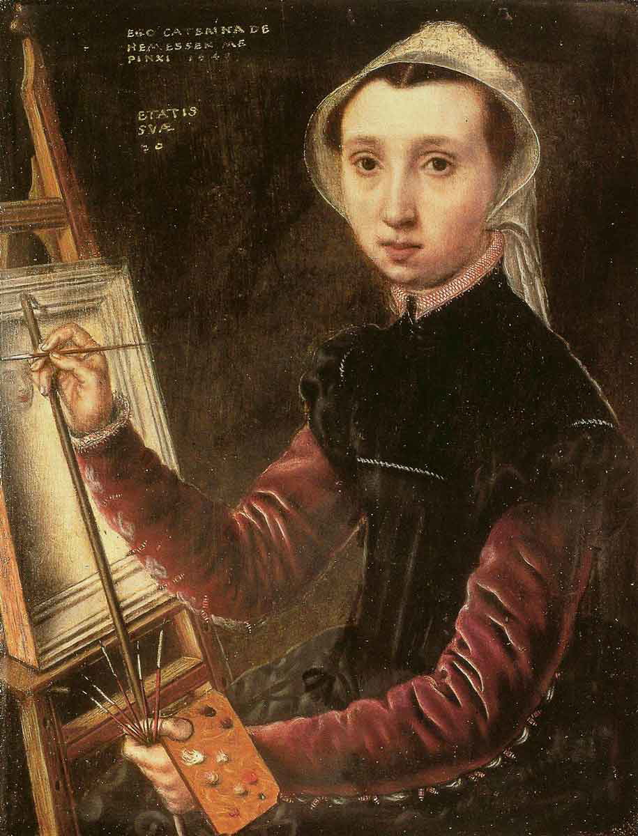 selfportrait catharina van hemessen painting