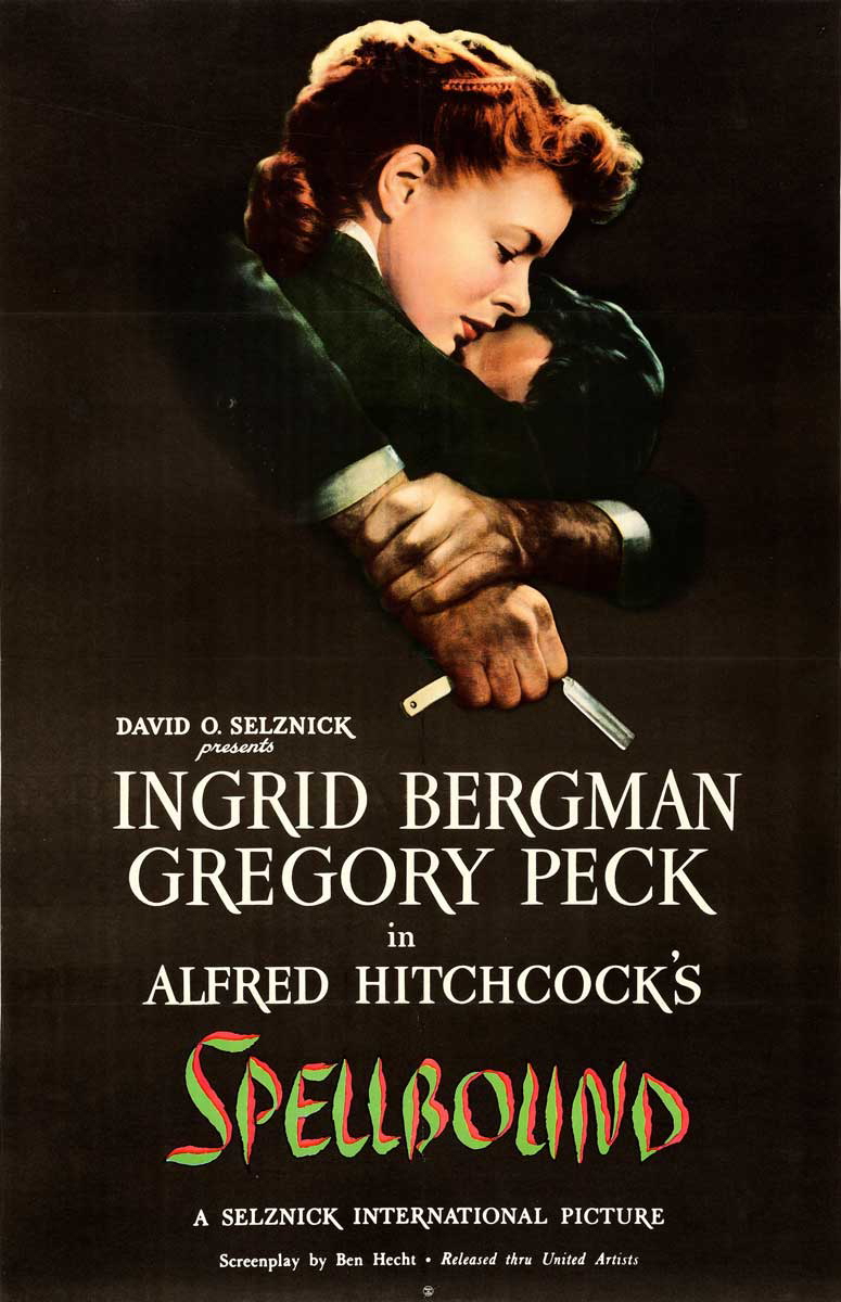 spellbound hitchcock movie poster