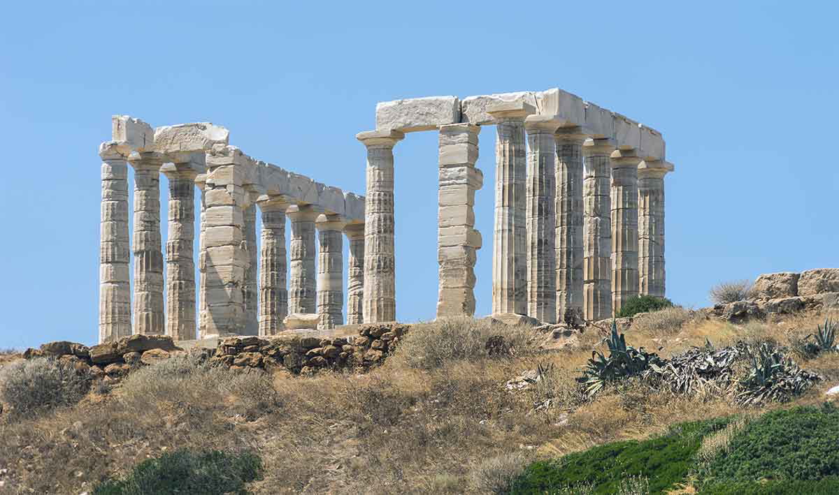 temple poseidon cape sounion greece