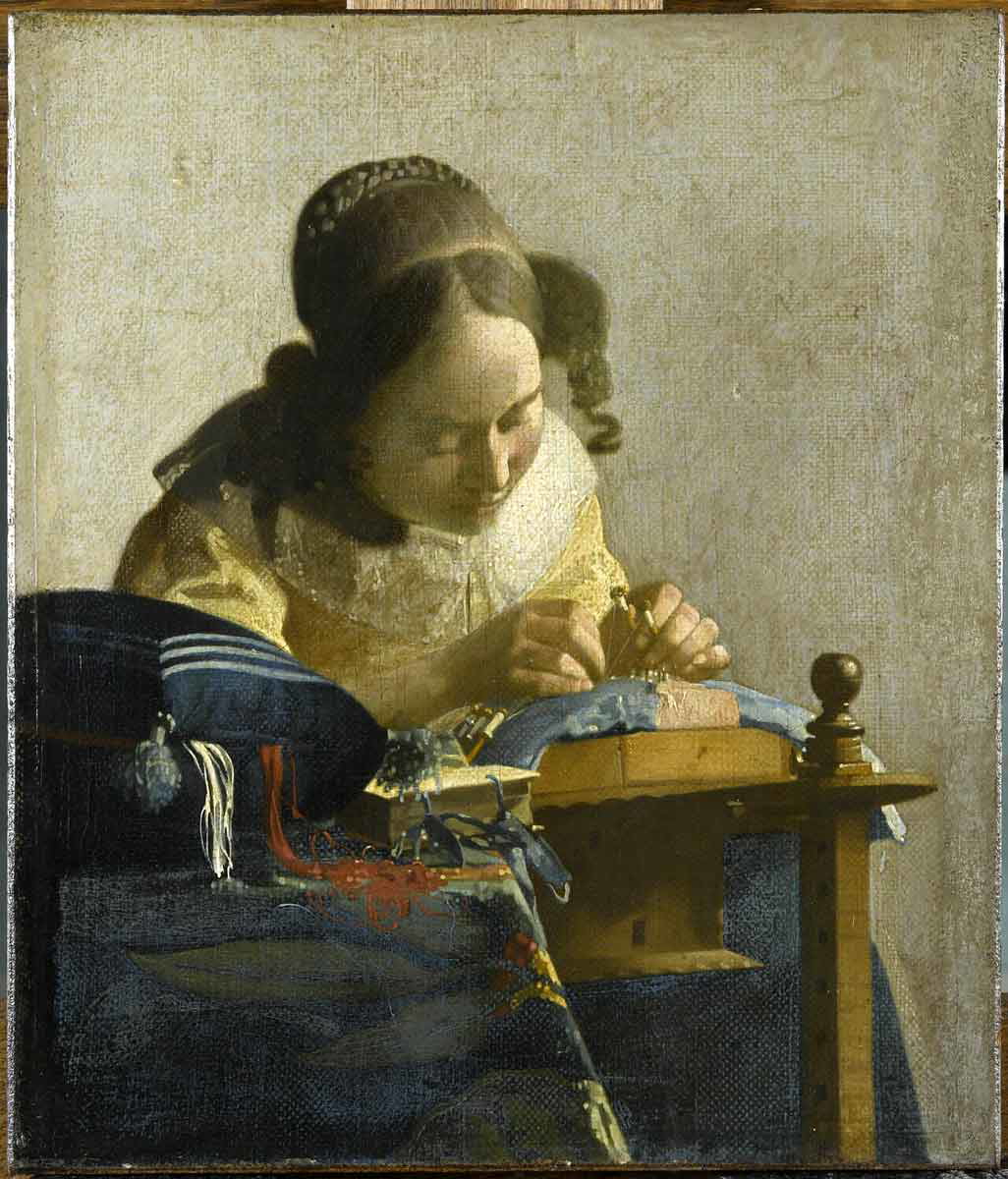 the lacemaker vermeer painting