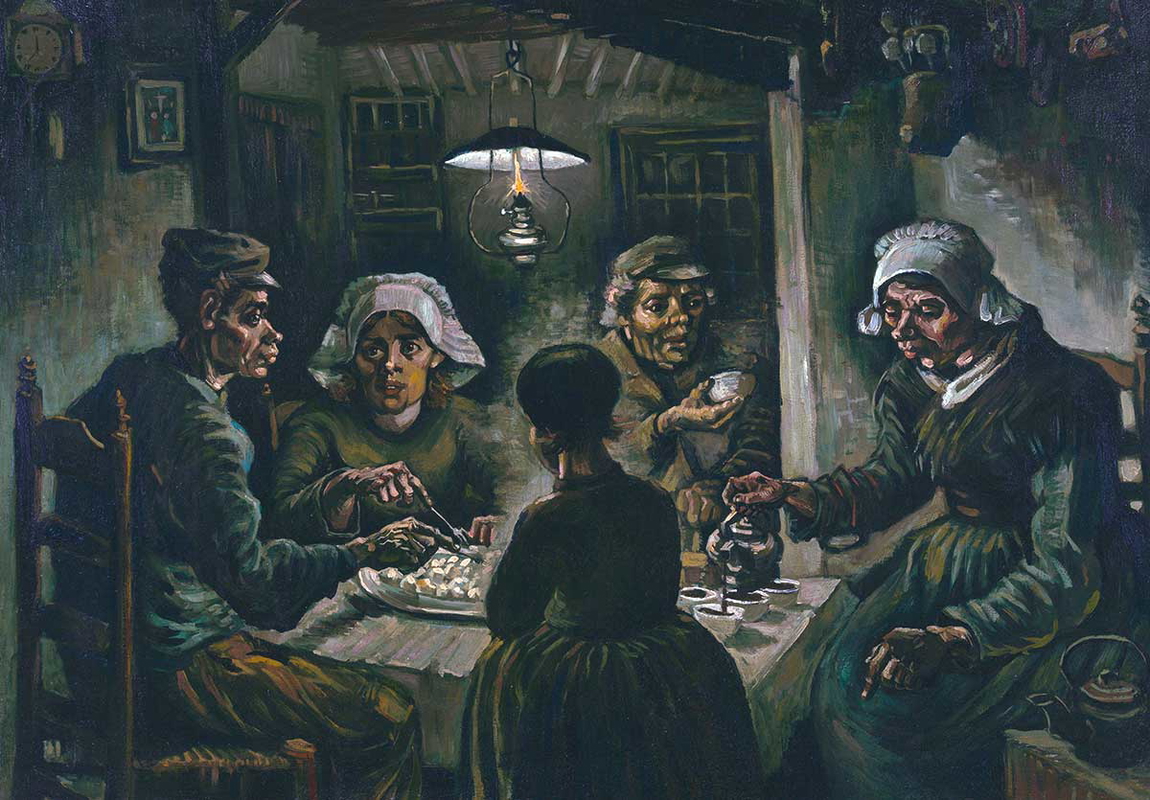 van gogh potato eaters painting