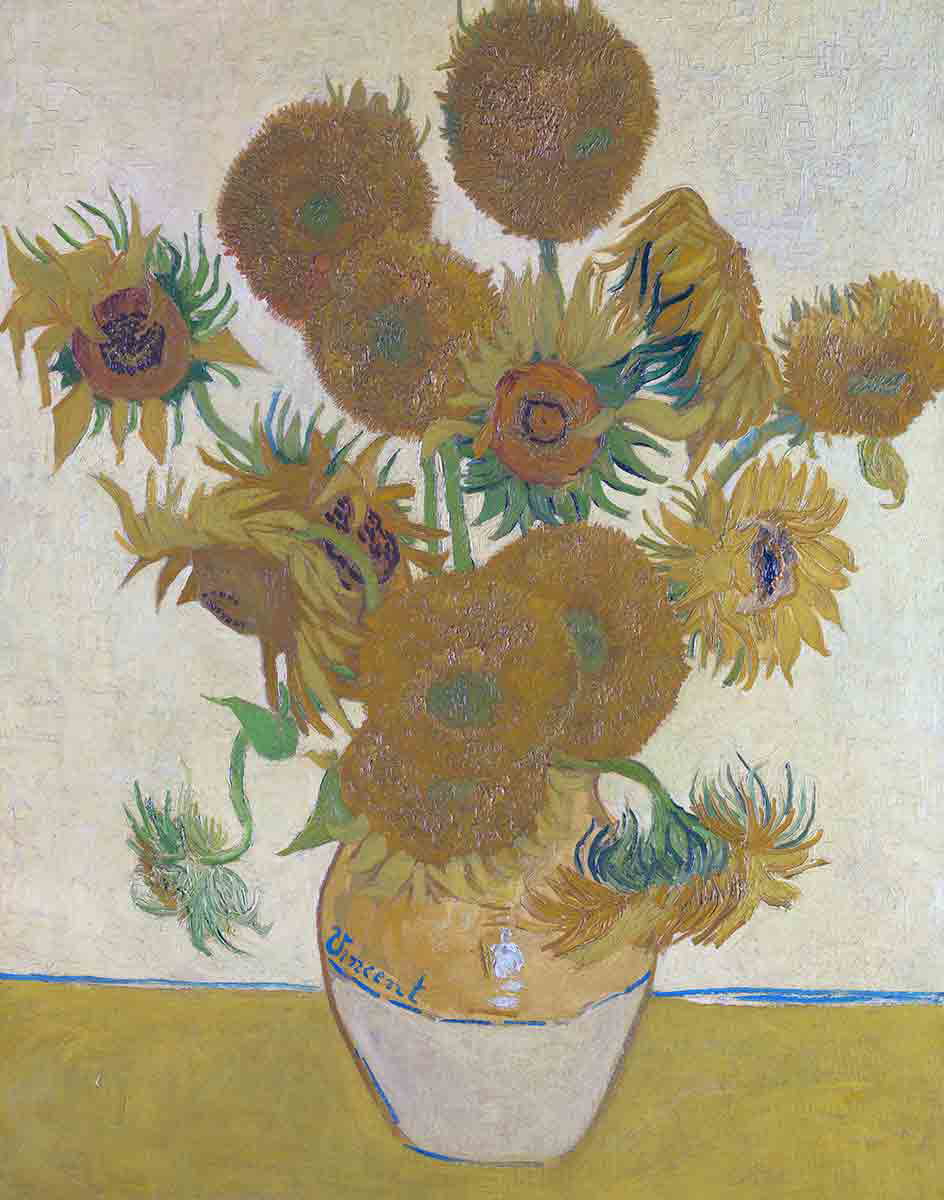 van gogh sunflowers painting