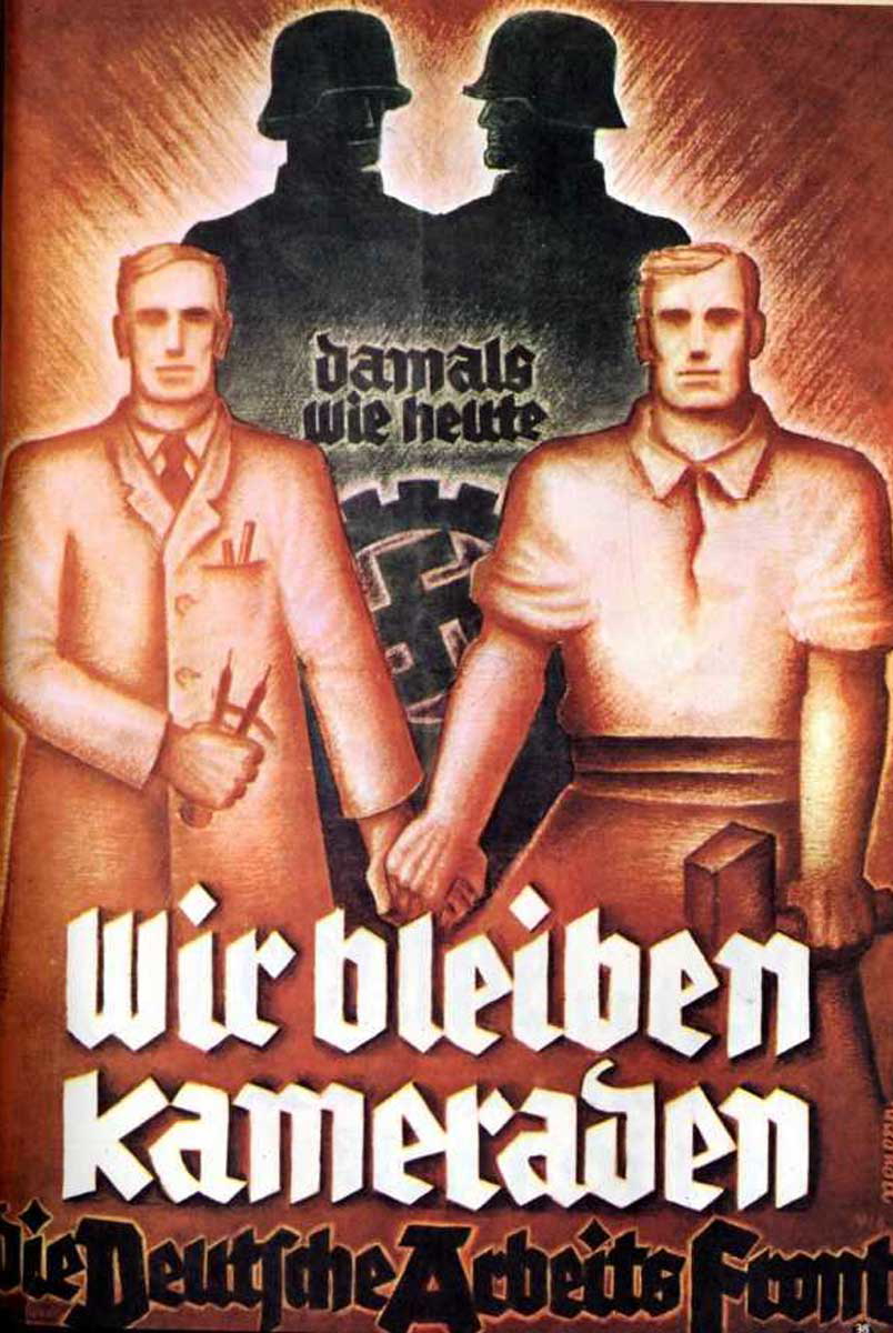 ww1 ww2 german comrade propaganda poster