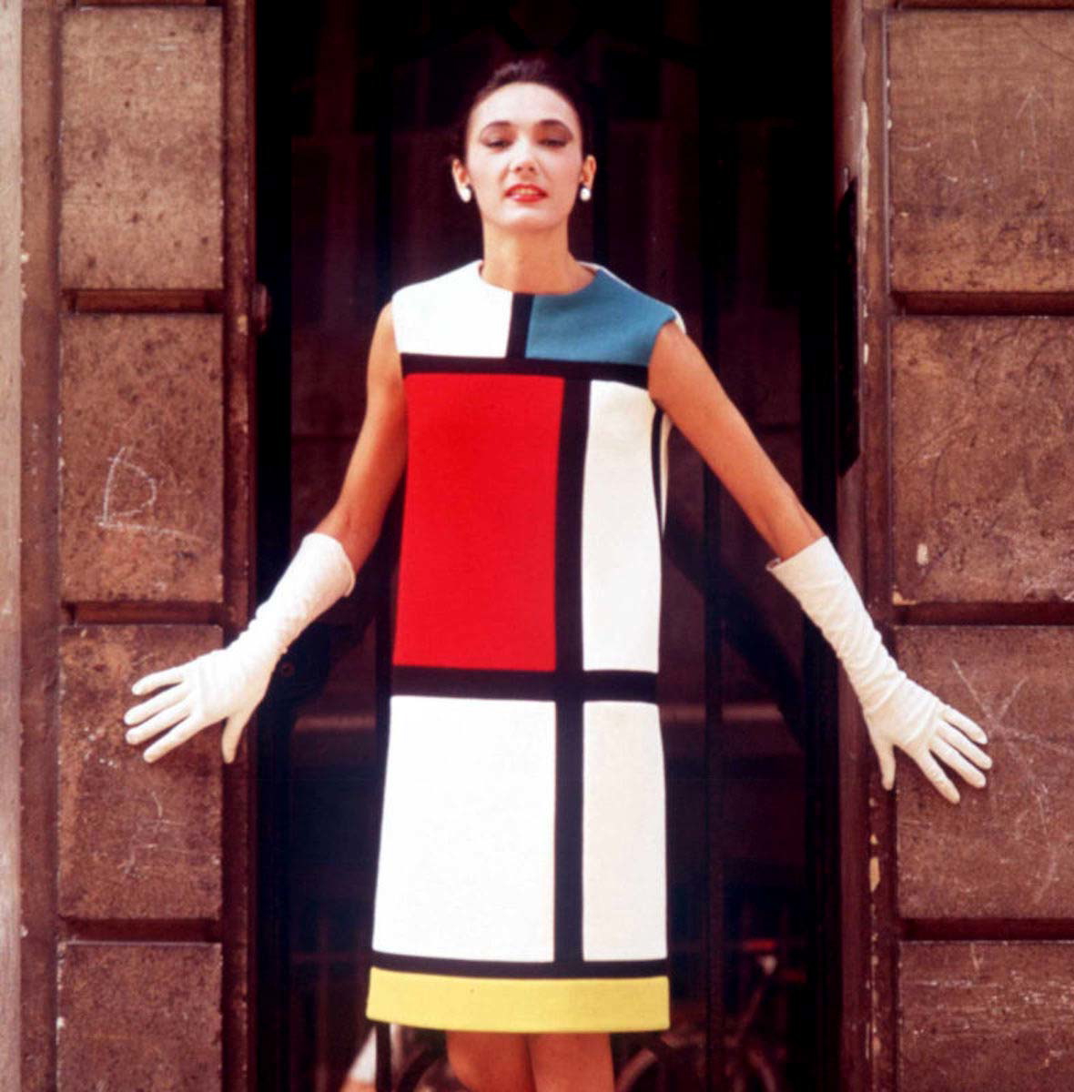ysl mondrian dress