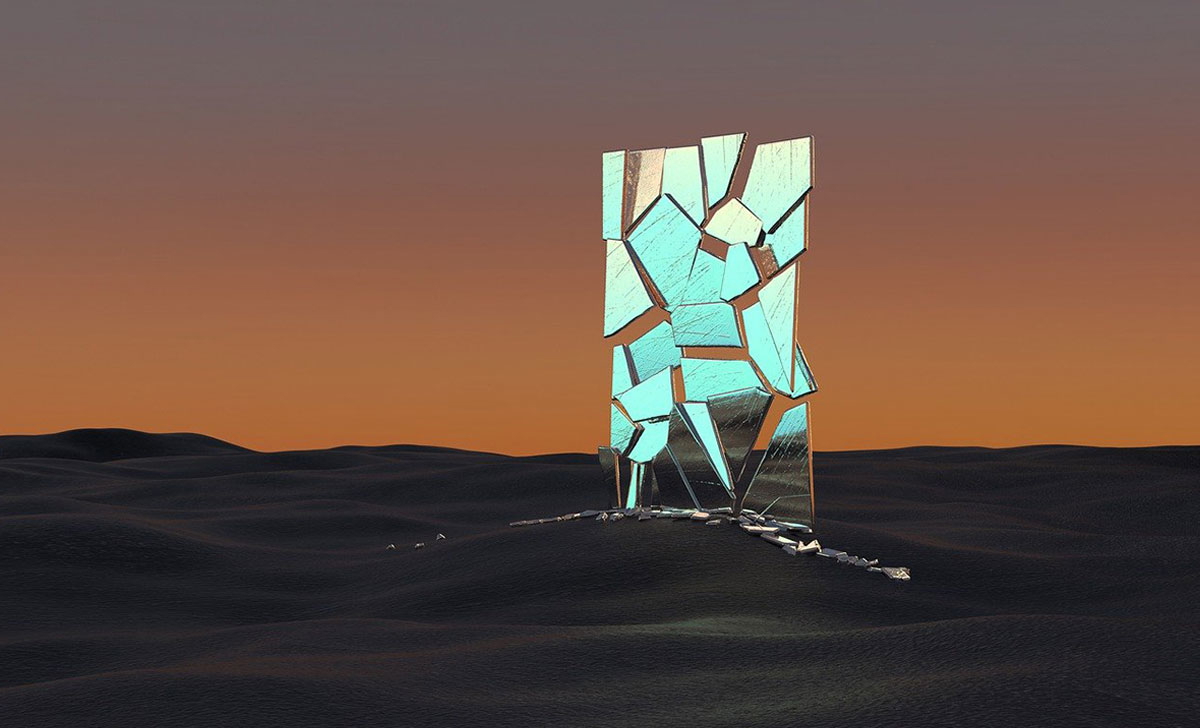 Illustration of a broken mirror. Source: Pixabay