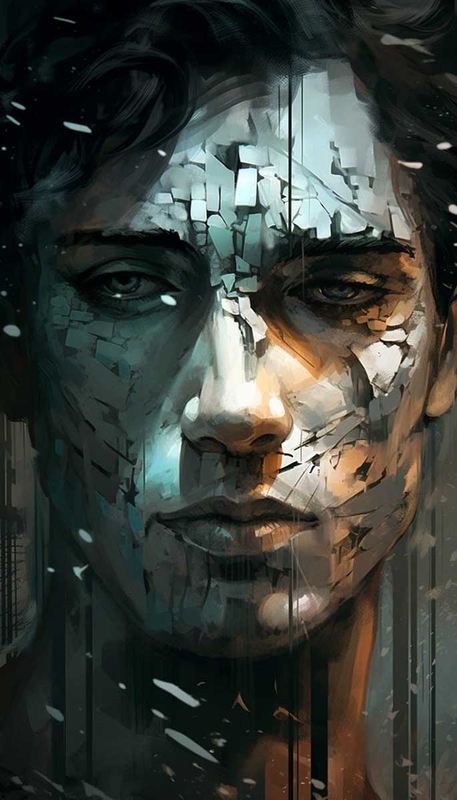 Illustration of the disintegrating persona. Source: Pixabay