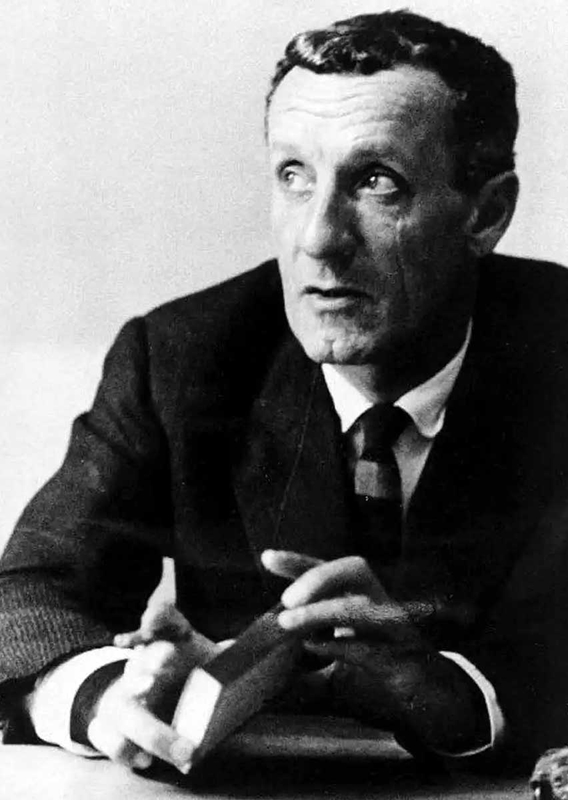 A photograph of Merleau-Ponty. Source: Wikimedia Commons