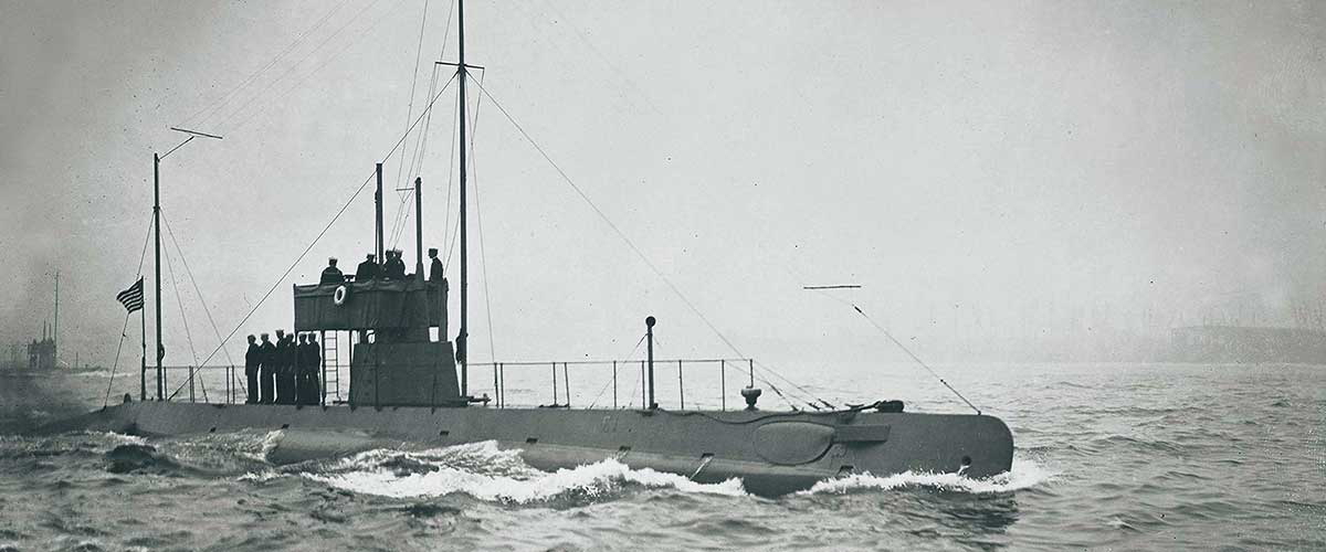 USS E-1 (SS-24) Submarine. Source: Naval History and Heritage Command
