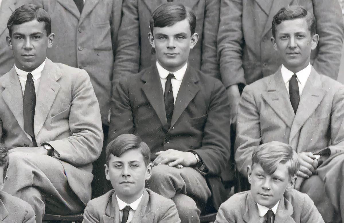 alan turing school photograph memorabilia england