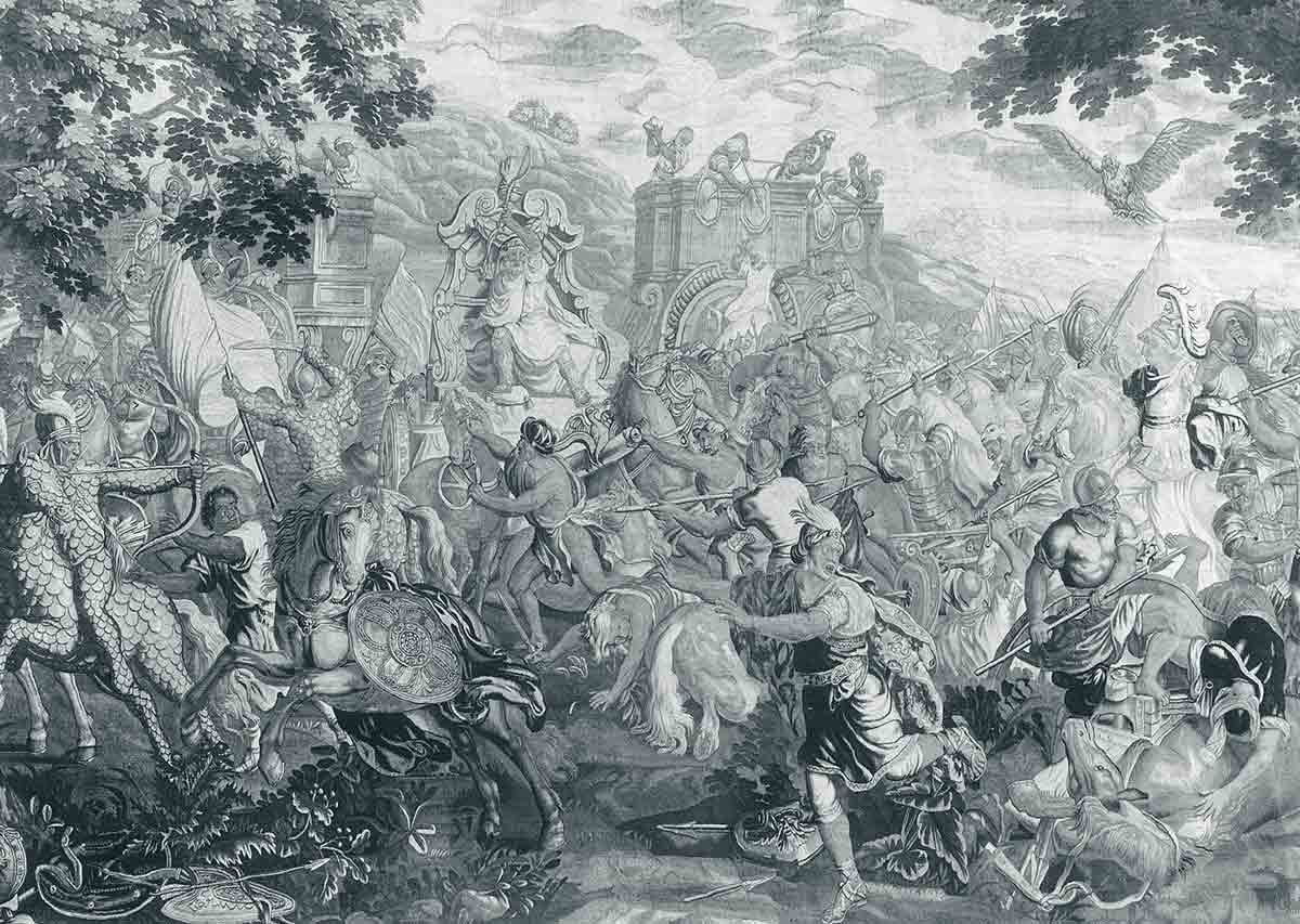 battle of arabela flemish painting