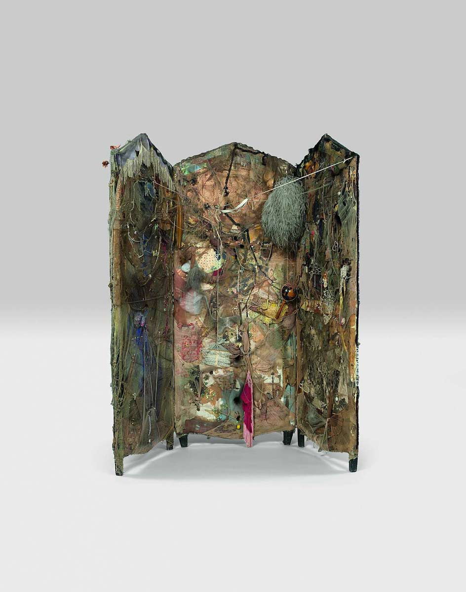 bay area artist bruce conner partition assemblage