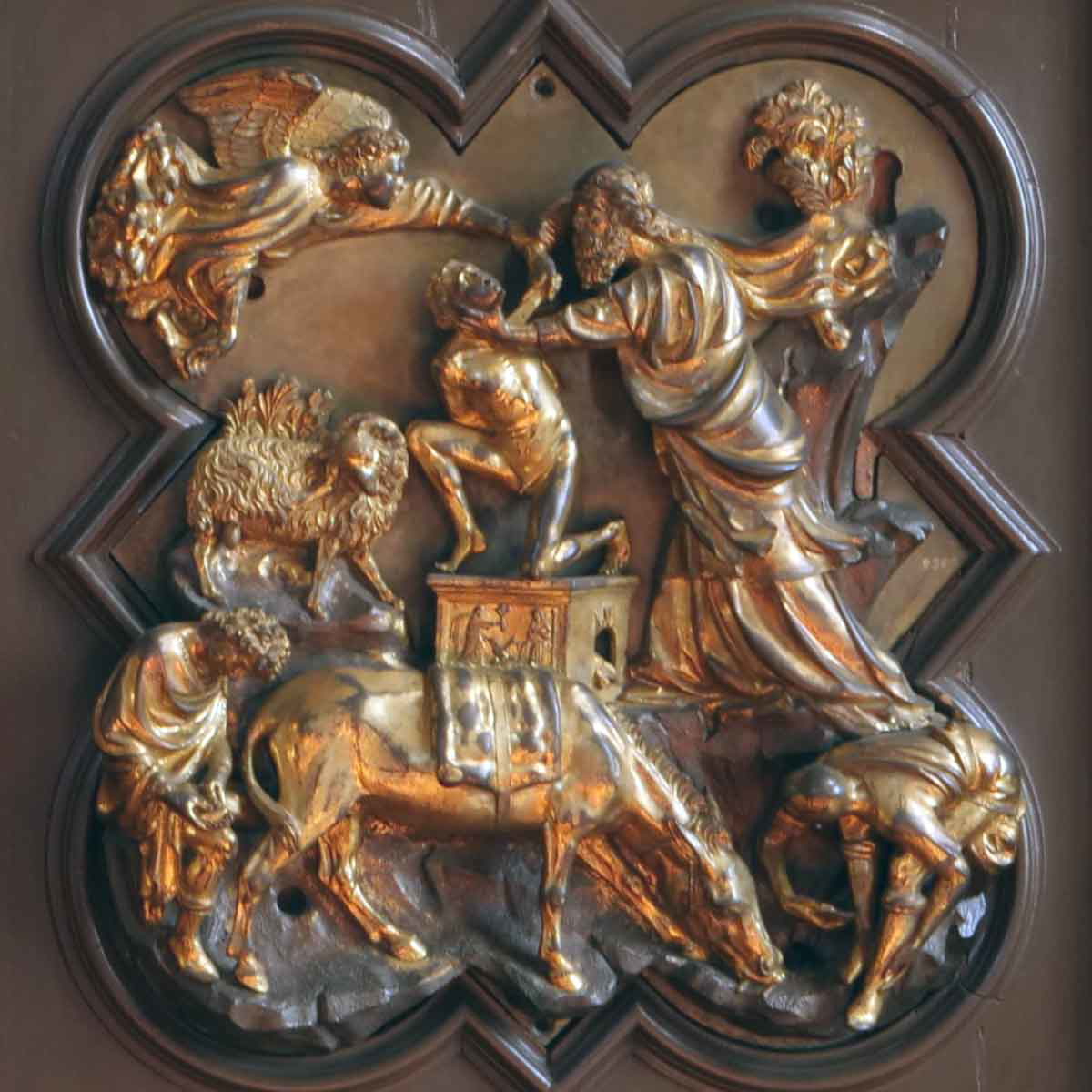 filippo brunelleschi sacrifice of isaac 1401