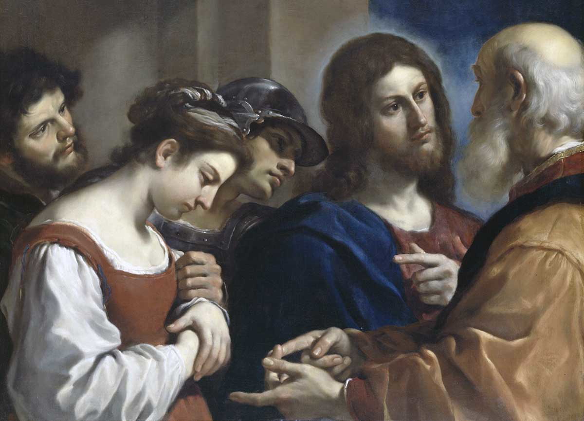 guercino adultress