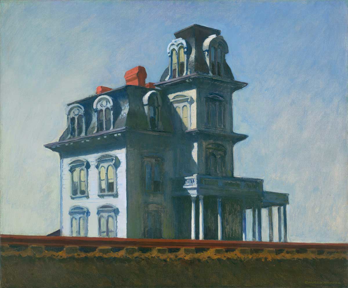 house by railroad edward hopper 1925