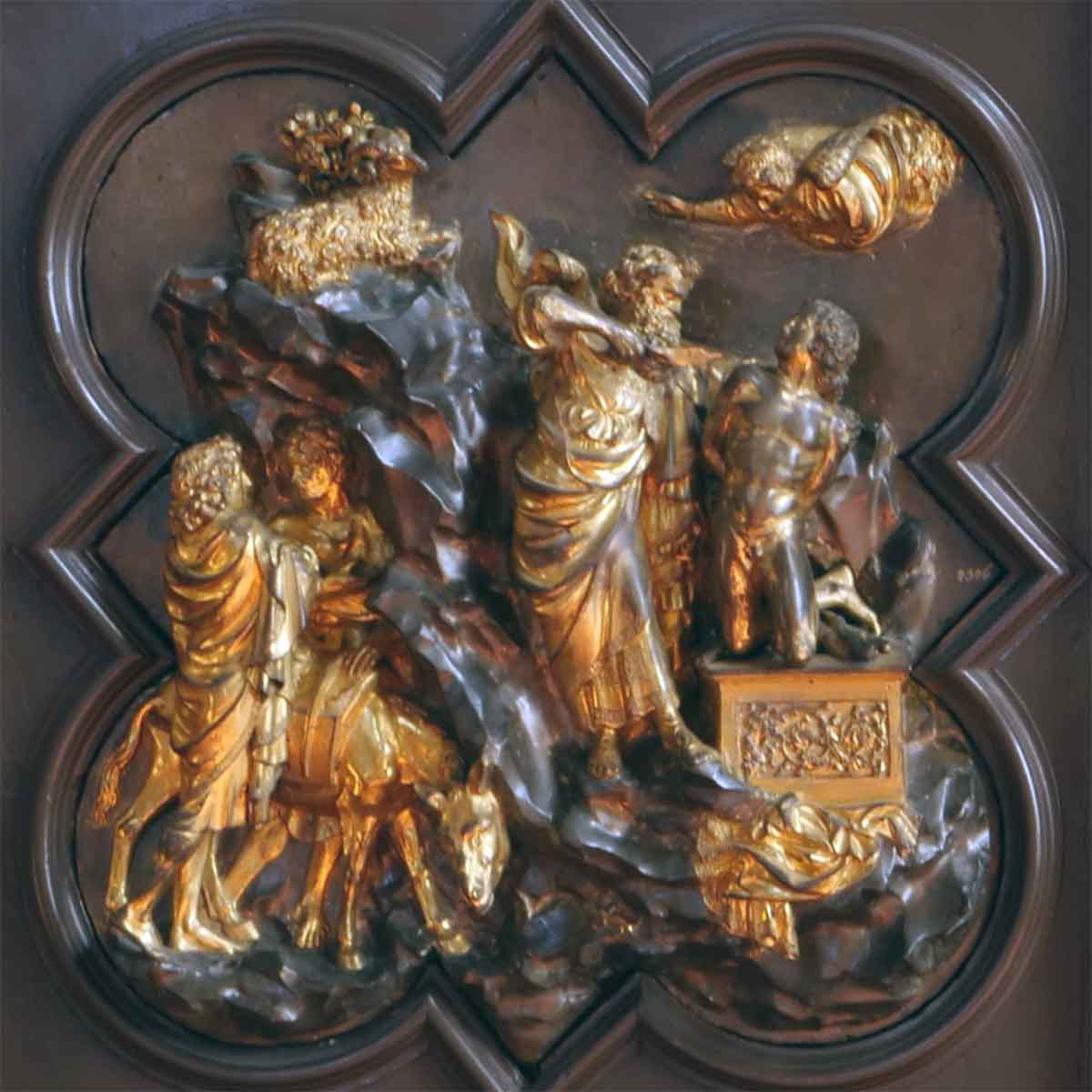 lorenzo ghiberti sacrifice of isaac 1401