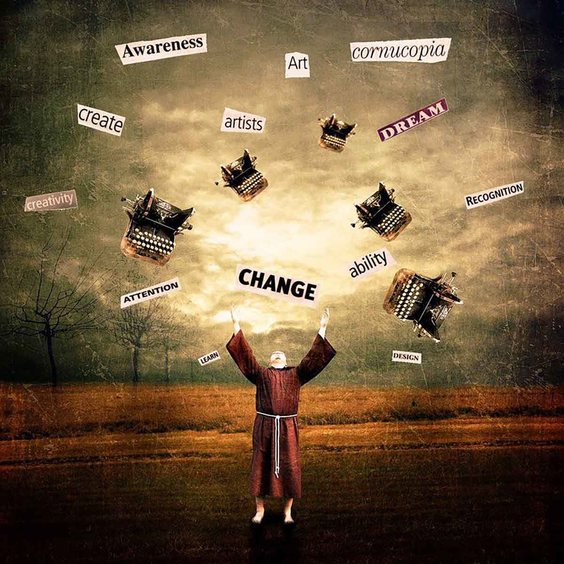 Illustration of The Man of Words, by crilleb50. Source: Deviant Art