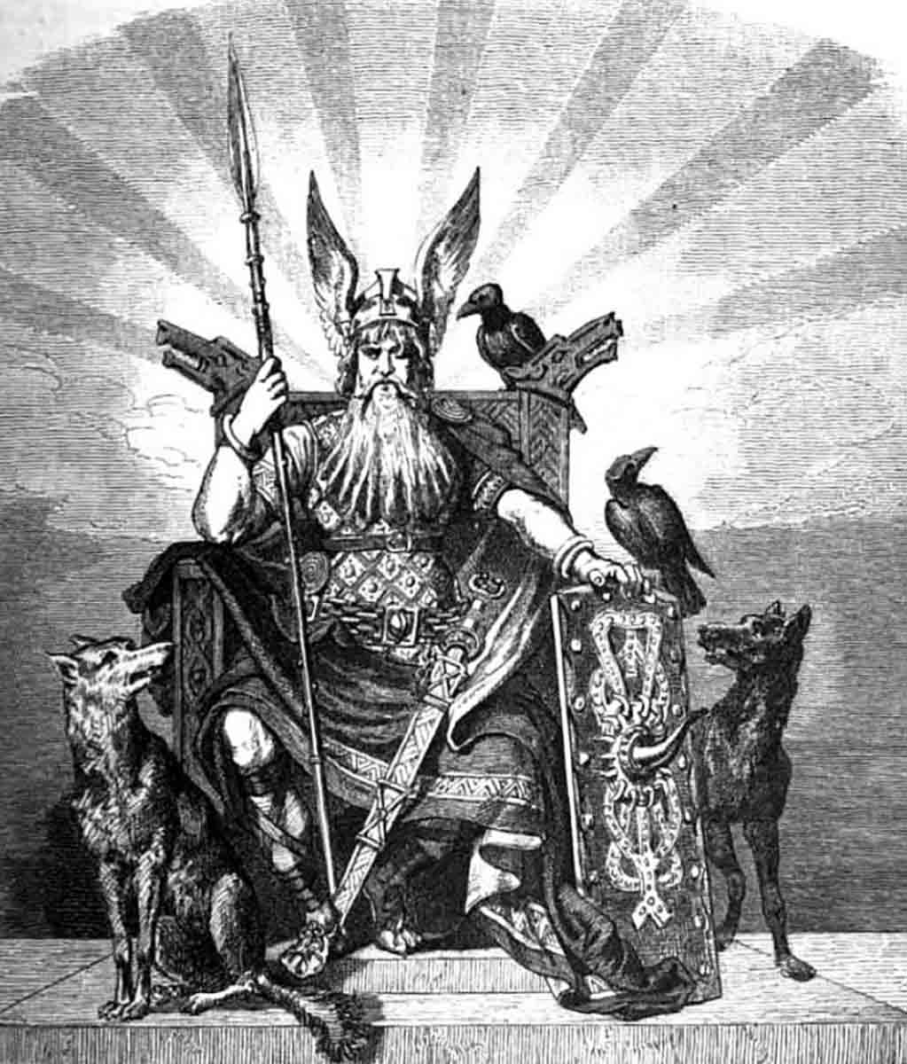 odin on throne