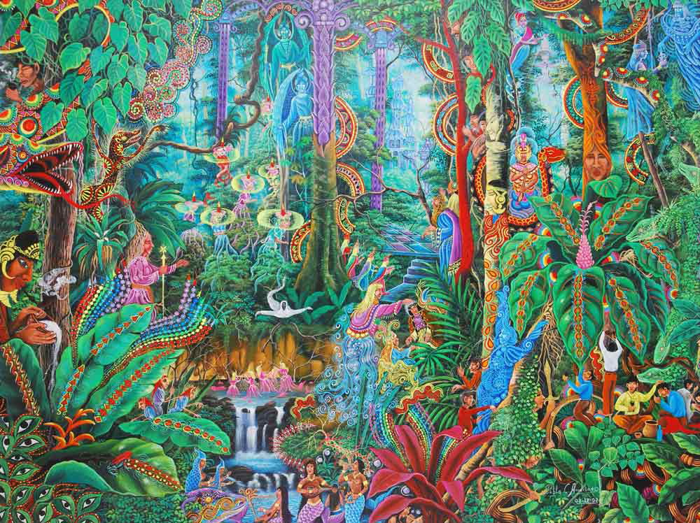 pablo amaringa ayuasca art plant medicine peru