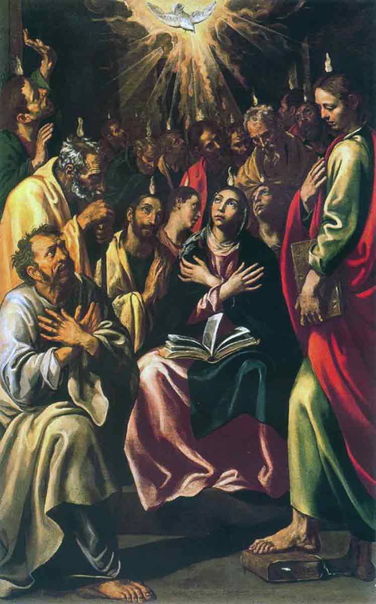 pentecost tristan flames gift of tongues