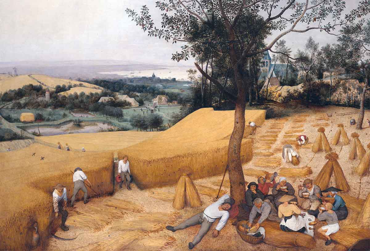 pieter bruegel the elder harvesters painting 1565