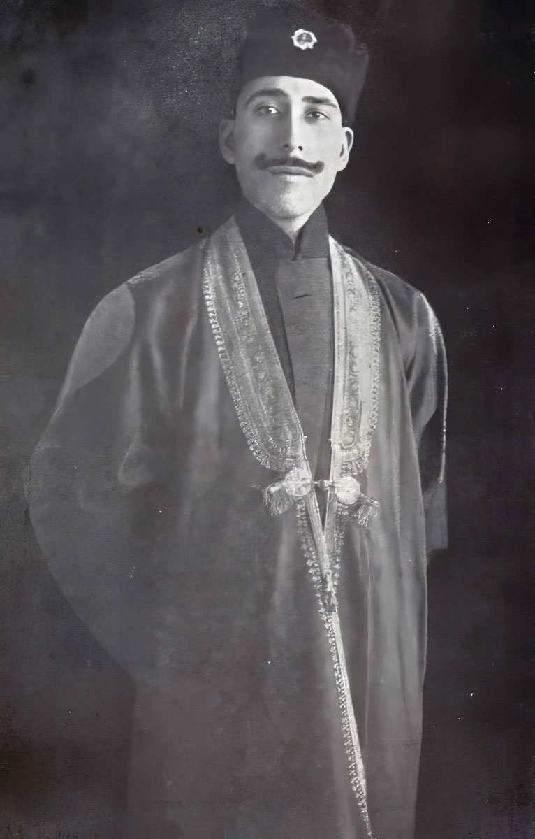 Photograph of Idries Shah’s father, Sirdar Iqbal Ali Shah. Source: Wikimedia Commons