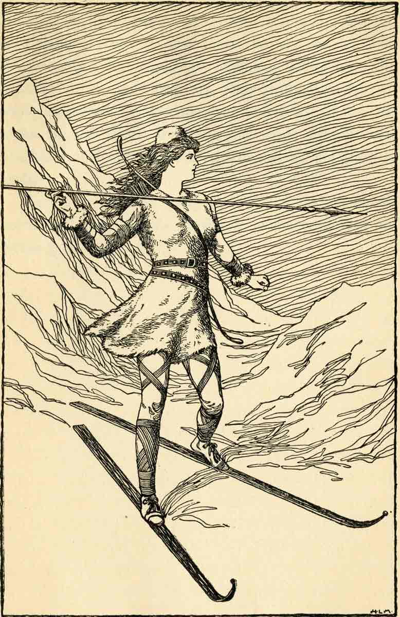 skaid hunting illustration
