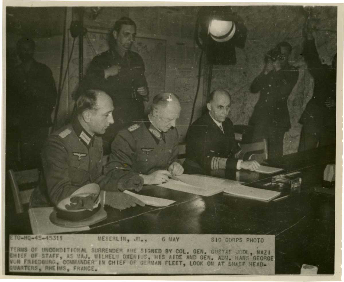 surrender nazi germany may 1945