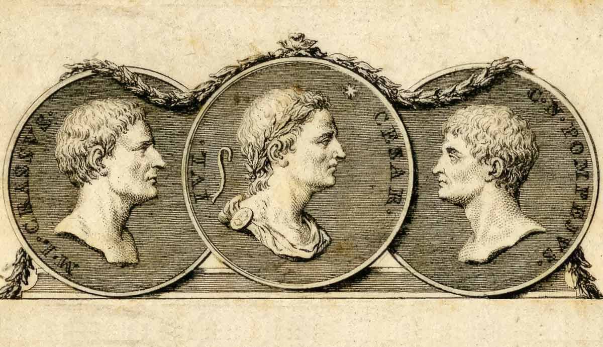 the first triumvirate caesar pompey crassus