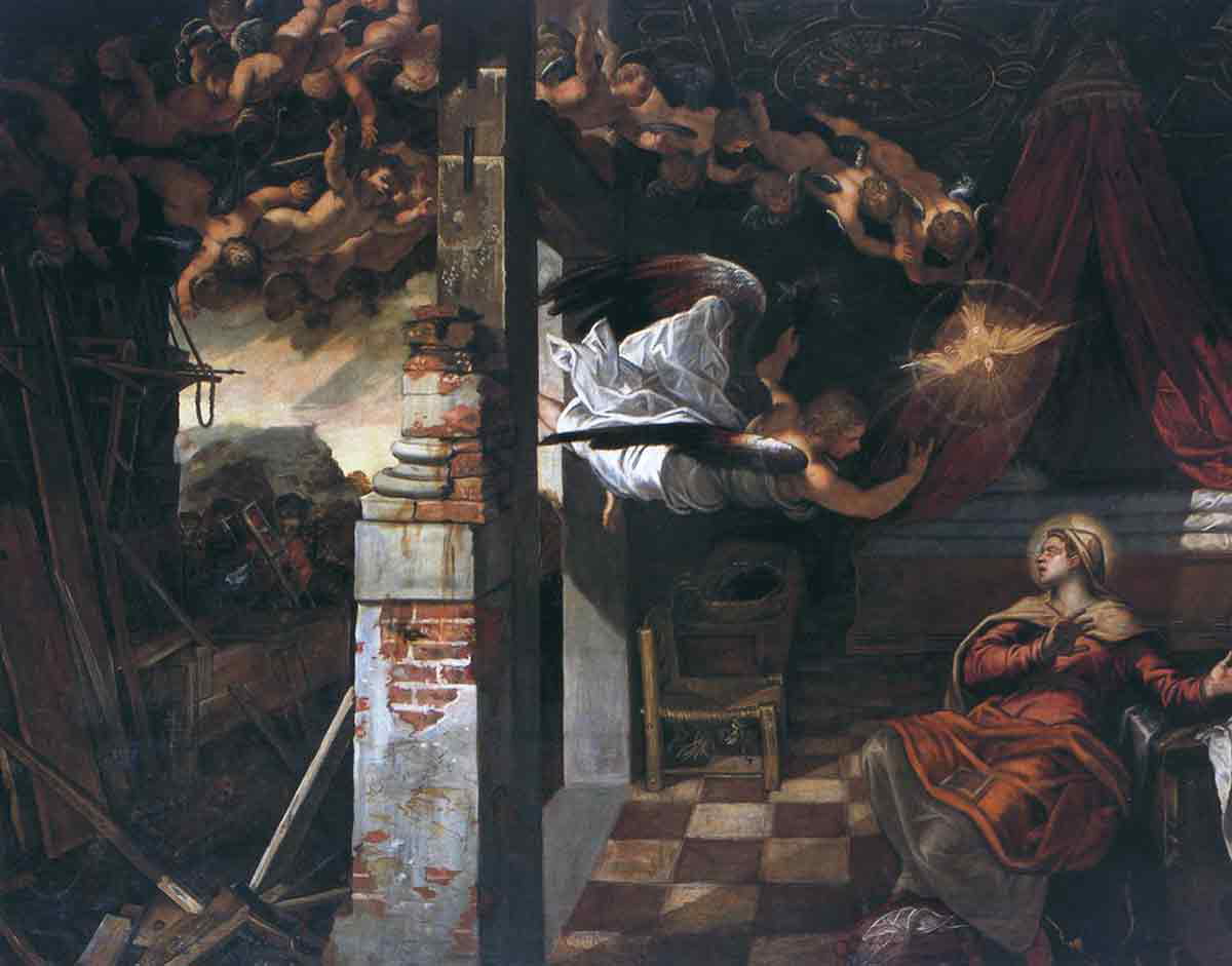 tintoretto annunciation painting