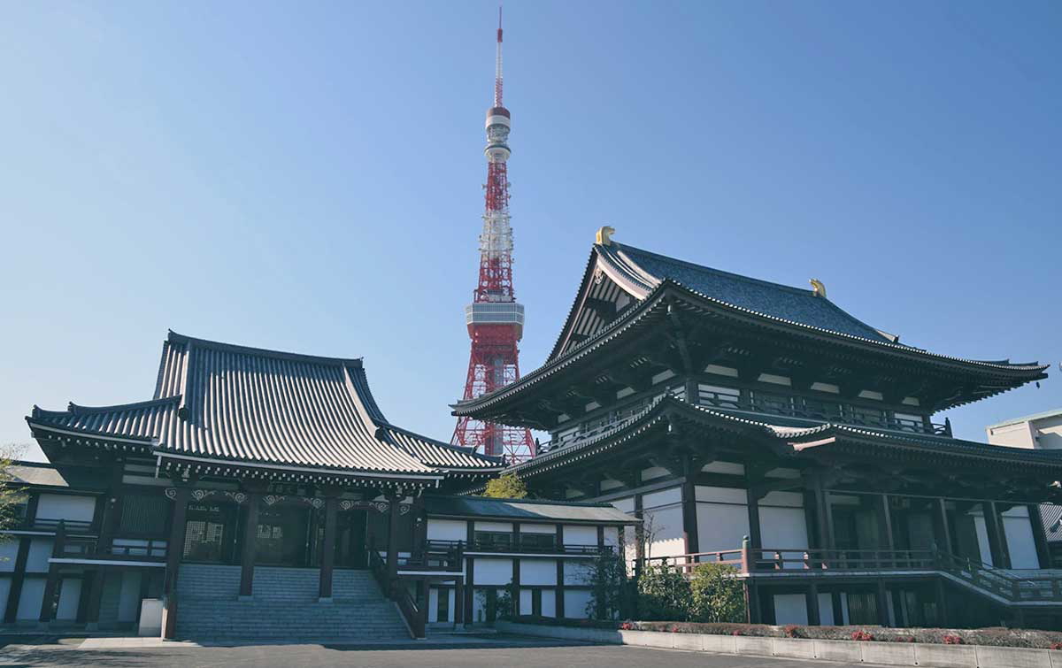 tokyo tower temple