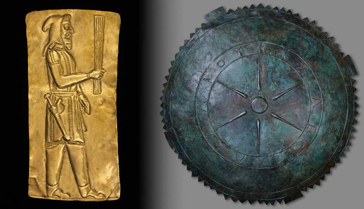 votive plaque achaemenid soldier battle of gaugamela