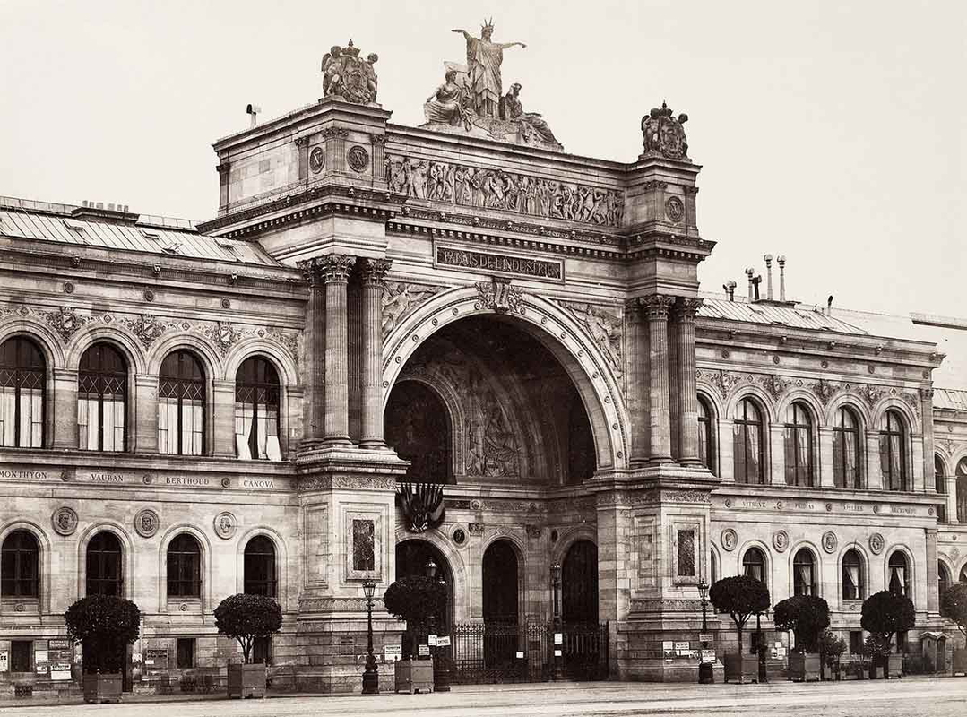 Palais de l’Industrie, Édouard Baldus, 1860. Source: Metropolitan Museum of Art