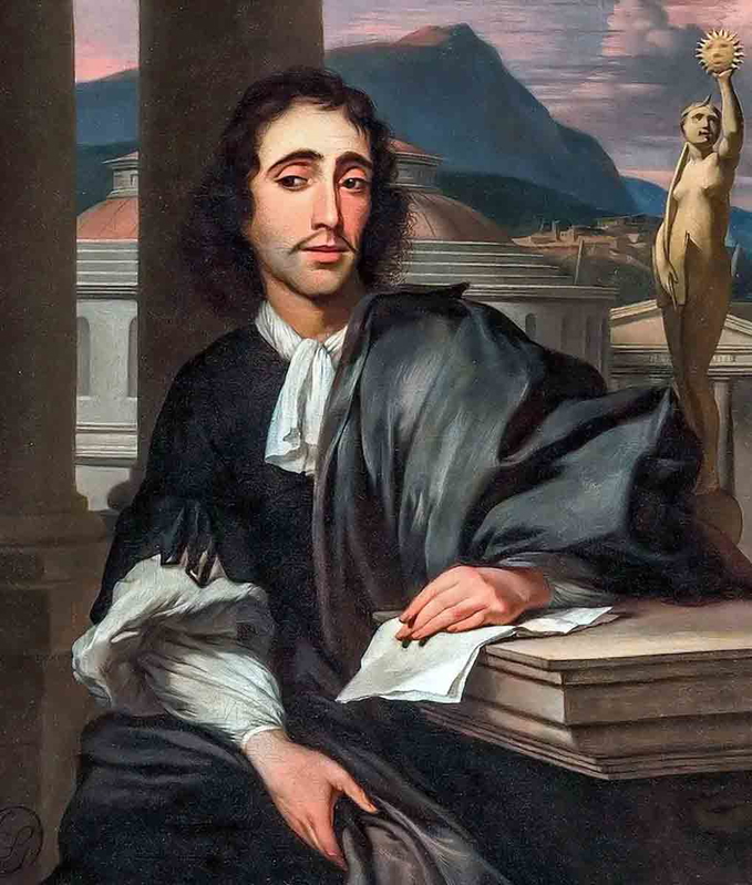 A painting of a man, assumed to be Baruch Spinoza, by Barend Graat. Source: Wikimedia Commons 
